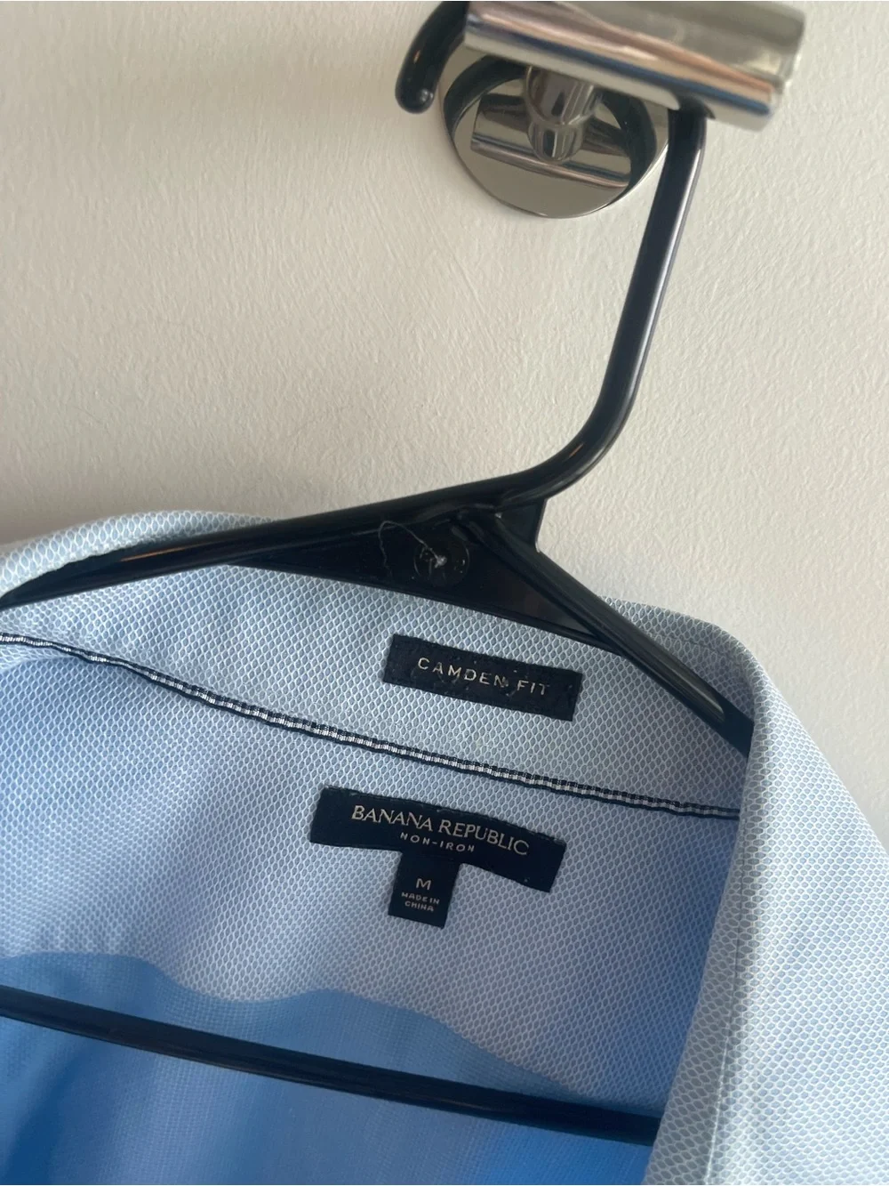 Banana Republic Camden Fit Light Blue Men's Dress Shirt
